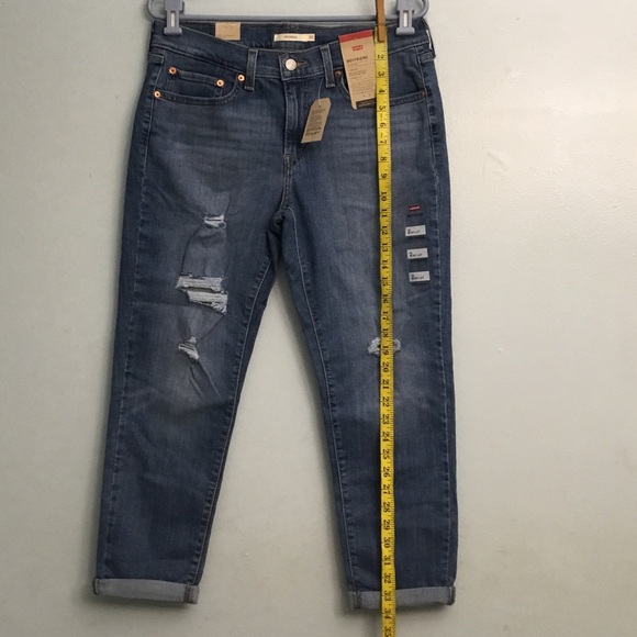 Blue Distressed Jeans - Picture 1 of 16